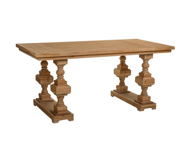 Mesa salon de madera marrón 180x90x80
