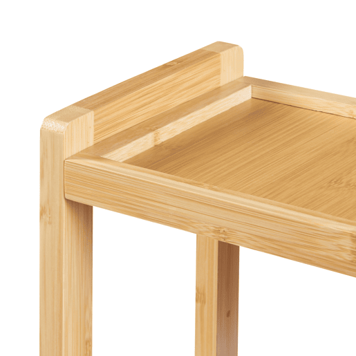 Prateleira de parede Höör 5 prateleiras bambu 42x37x17cm - Natural en.casa