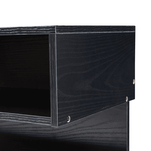 Prateleira de parede Gauldal 57x30x32 cm - Preto en.casa