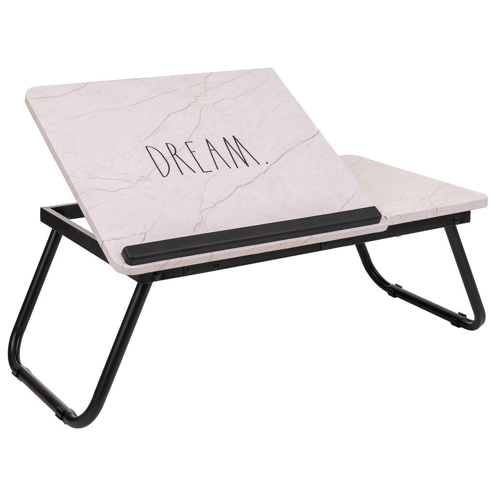 Mesa escritorio plegable blanca 61x35.5x20
