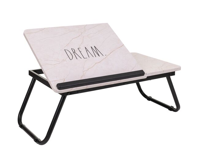 Mesa escritorio plegable blanca 61x35.5x20
