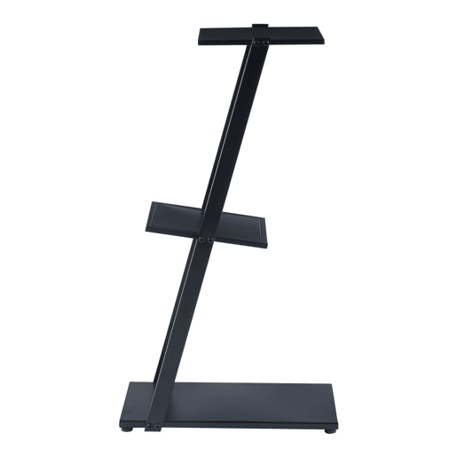 Prateleira de pé metálica Rollag em forma de E 72x40x25cm - Preto en.casa