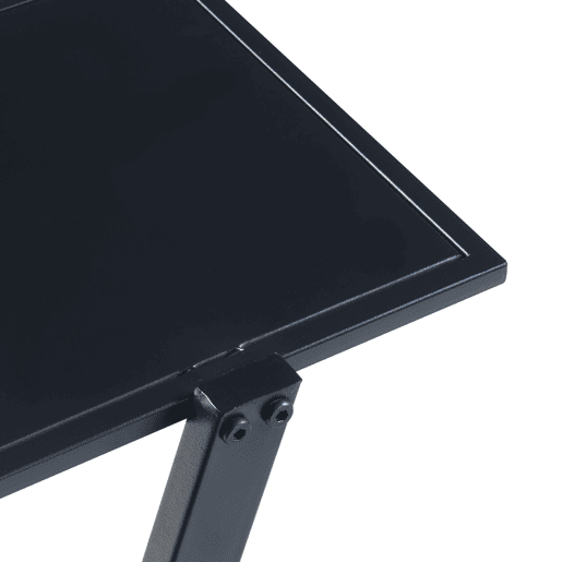 Prateleira de pé metálica Rollag em forma de E 72x40x25cm - Preto en.casa