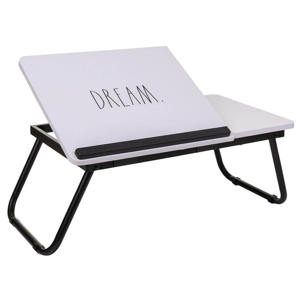 Mesa escritorio plegable blanca 61x35.5x20