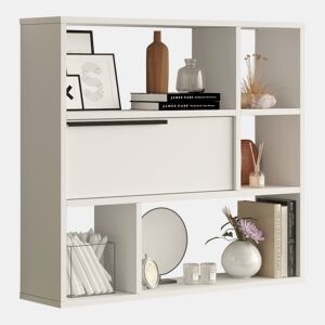 Prateleira de parede Vesanto 90x22x81cm - Branco en.casa