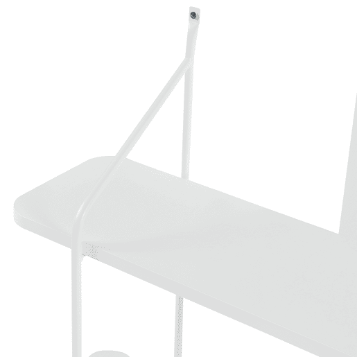 Prateleira de parede Østfold 100x80x21 cm - Branco en.casa