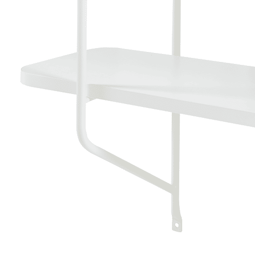 Prateleira de parede Østfold 100x80x21 cm - Branco en.casa