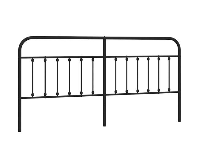 Vidaxl cabecero de metal negro 193 cm