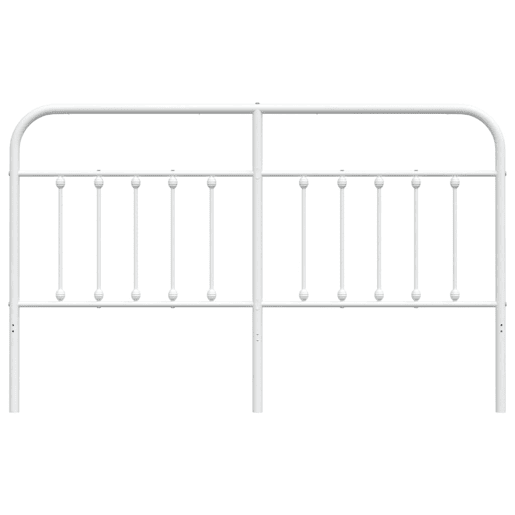 vidaXL Cabeceira de cama 180 cm metal branco vidaXL Cabeceira de cama 180 cm metal branco