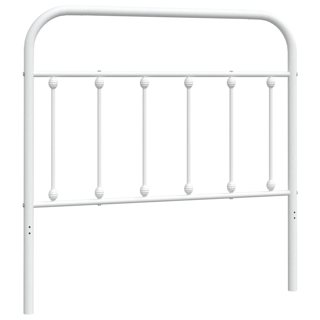 Vidaxl cabecero de metal blanco 100 cm