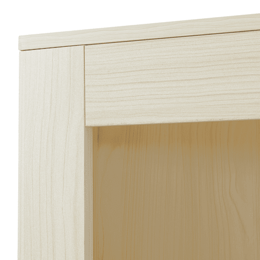 Prateleira de canto Eura com portas de aglomerado 170x62x30cm - Carvalho en.casa