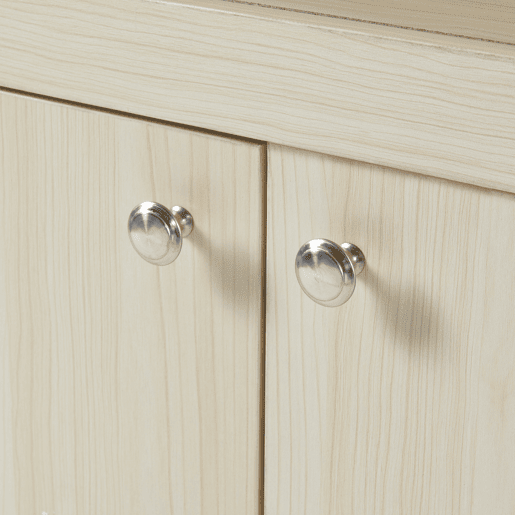 Prateleira de canto Eura com portas de aglomerado 170x62x30cm - Carvalho en.casa