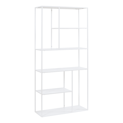 Estante de chão Vehmaa 188x90x35 cm - Branco en.casa