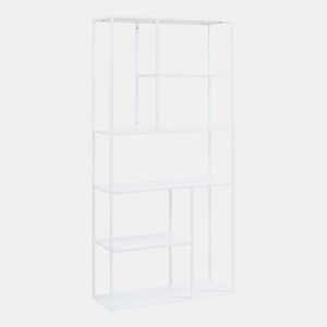 Estante de chão Vehmaa 188x90x35 cm - Branco en.casa