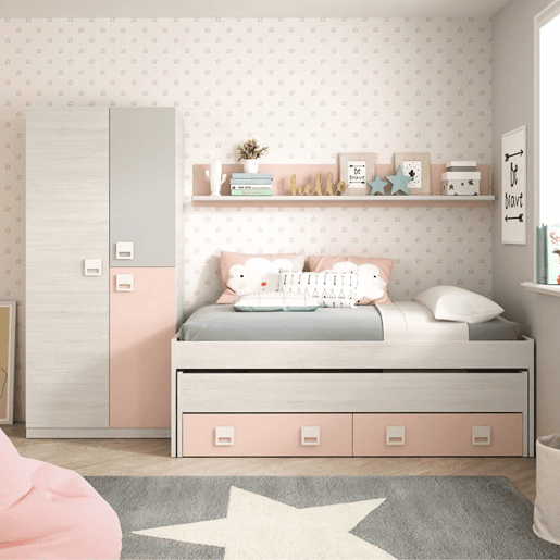Cama infantil em tecido