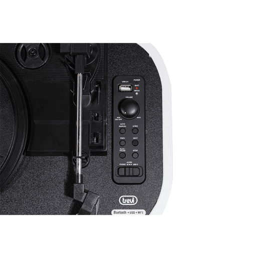 Jukebox Trevi TT 1020 BT USB Estéreo Bluetooth Bateria recarregável Turquesa Jukebox Trevi TT 1020 BT USB Estéreo Bluetooth Bateria recarregável Turquesa