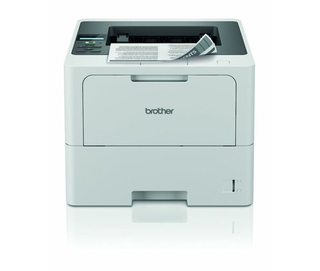Impresora láser - Brother HL-L6210DW, Monocromo, Dúplex Automático, Red Cableada y WiFi, Blanco