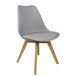 Pack Mesa Fija de Comedor o Cocina + 6 Sillas Nordic 138x80 Pack Mesa Fija de Comedor o Cocina + 6 Sillas Nordic 138x80 Negro/ Madera