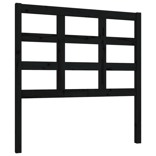 vidaXL Cabeceira de cama 95,5x4x100 cm pinho maciço preto vidaXL Cabeceira de cama 95,5x4x100 cm pinho maciço preto