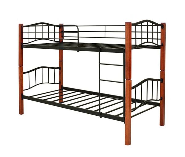 Litera doble cama 90cm madera y metal