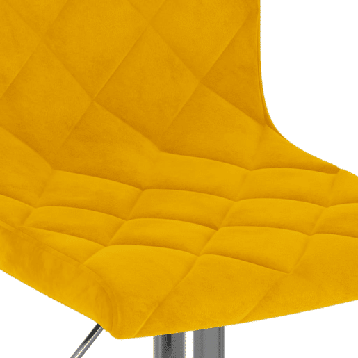 vidaXL Bancos de bar 2 pcs veludo amarelo mostarda