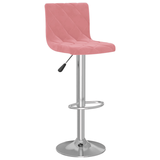 vidaXL Bancos de bar 2 pcs veludo rosa vidaXL Bancos de bar 2 pcs veludo rosa