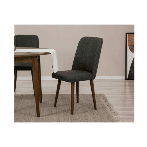 Conjunto de mesa e cadeiras com efeito madeira Conjunto de mesa e cadeiras com efeito madeira