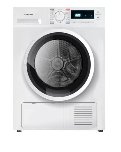 Secadora Carga Frontal Infiniton SD-A82I, 8 kg, Condensación, B