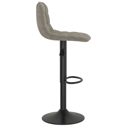vidaXL Bancos de bar 2 pcs veludo cinzento-claro