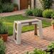 Banco exterior em PVC Banco exterior em PVC Beige