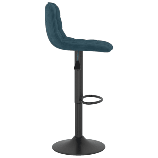vidaXL Bancos de bar 2 pcs veludo azul