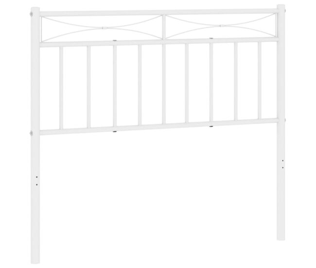 Cabecero de metal blanco 100 cm