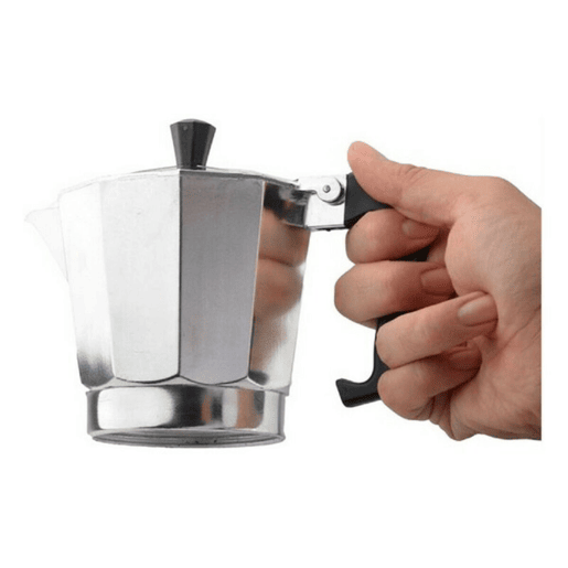 Cafeteira Italiana Haeger Moka Alumínio - 9 Chávenas