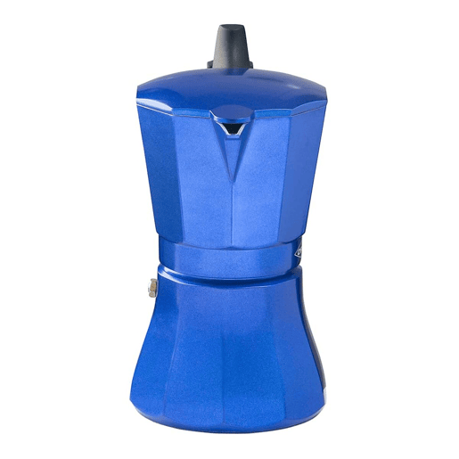 Cafeteira Italiana Oroley Petra 9 Copos Azul Alumínio