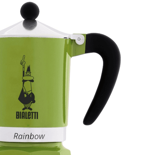 Cafeteira Italiana Bialetti Rainbow Verde Metal Alumínio 60 ml