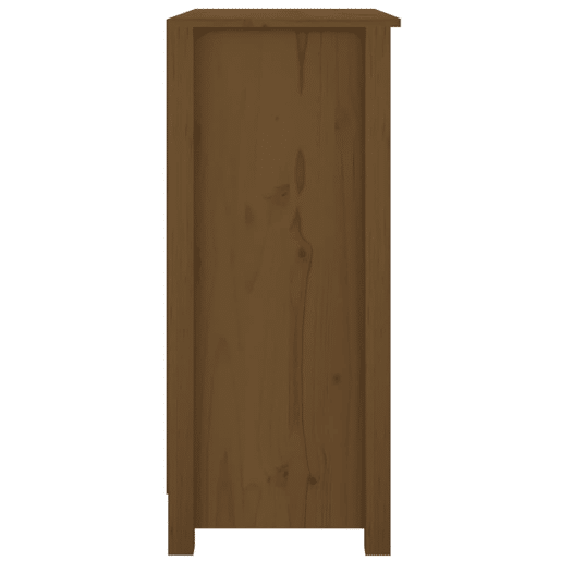 vidaXL Aparador 70x35x80 cm madeira de pinho maciça castanho mel vidaXL Aparador 70x35x80 cm madeira de pinho maciça castanho mel