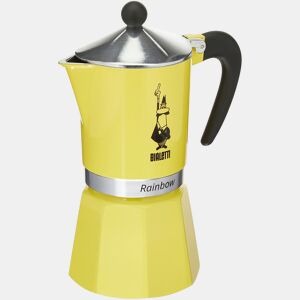 Cafeteira Italiana Bialetti Rainbow Amarelo Metal Alumínio 300 ml 6 Copos