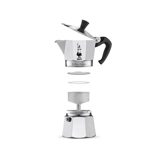 Cafeteira Italiana Bialetti Moka Express Prateado Alumínio Metal 60 ml 1 Copo