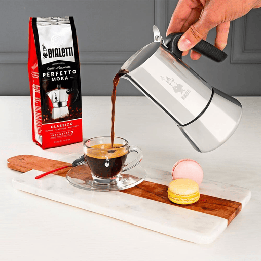 Cafeteira Italiana Bialetti Venus box Madeira Aço inoxidável 2 Kopjes 100 ml