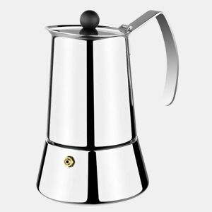 Cafeteira Italiana Monix M630004 Aço Prata 4 Kopjes