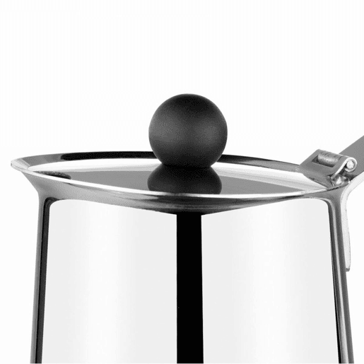 Cafeteira Italiana Monix M630004 Aço Prata 4 Kopjes