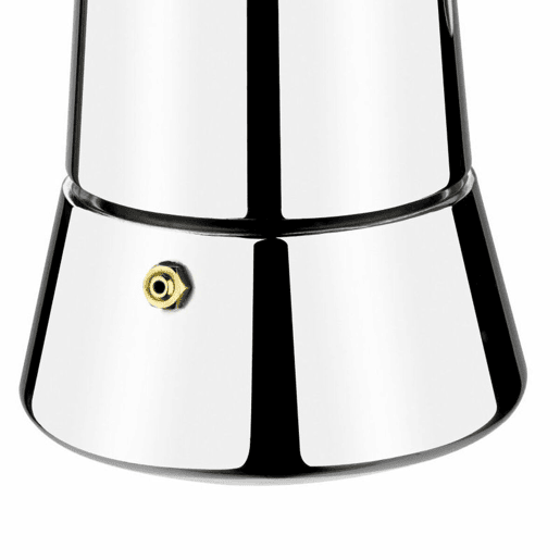 Cafeteira Italiana Monix M630004 Aço Prata 4 Kopjes