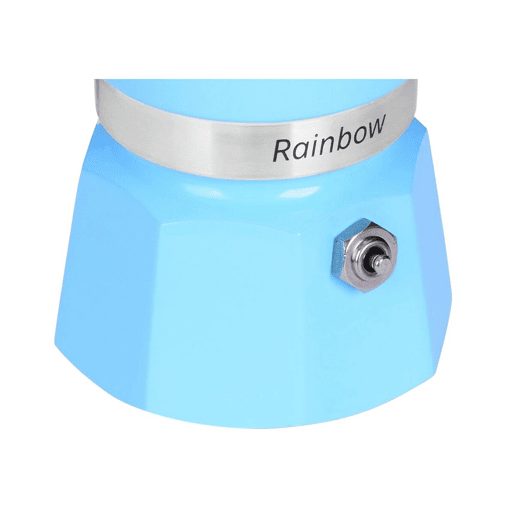 Cafeteira Italiana Bialetti Rainbow Azul Metal Alumínio Termoplástico 60 ml