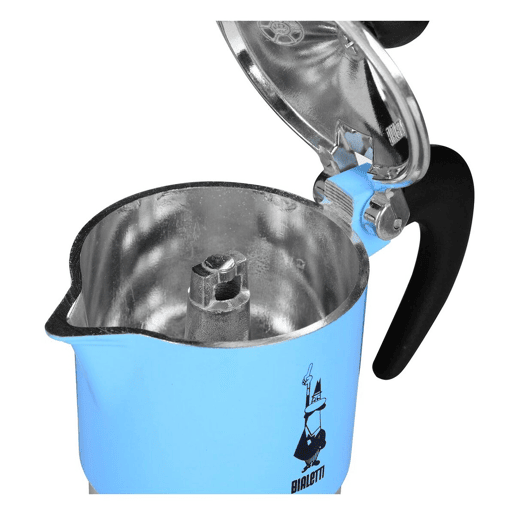 Cafeteira Italiana Bialetti Rainbow Azul Metal Alumínio Termoplástico 60 ml