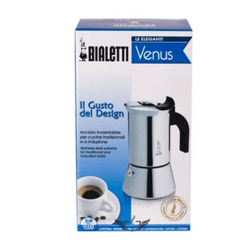 Cafeteira Italiana Bialetti New Venus Prateado Madeira Aço inoxidável 240 ml 6 Copos