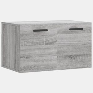 vidaXL Armário parede 60x36,5x35 cm derivados de madeira cinza sonoma
