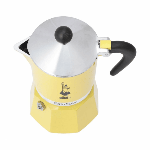 Cafeteira Italiana Bialetti Rainbow Alumínio 3 Kopjes