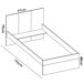 Cama infantil em tecido Cama infantil em tecido Blanco/ Madera