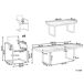 Beliani Conjunto de comedor VALCANETTO/COSOLETO Beliani Conjunto de comedor VALCANETTO/COSOLETO Blanco/ Gris