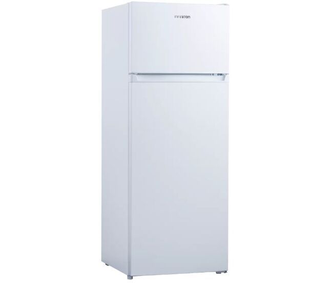 Frigorifico dos puertas infiniton fg-248bl, 205 l, 143 cm, ciclico, e, blanco